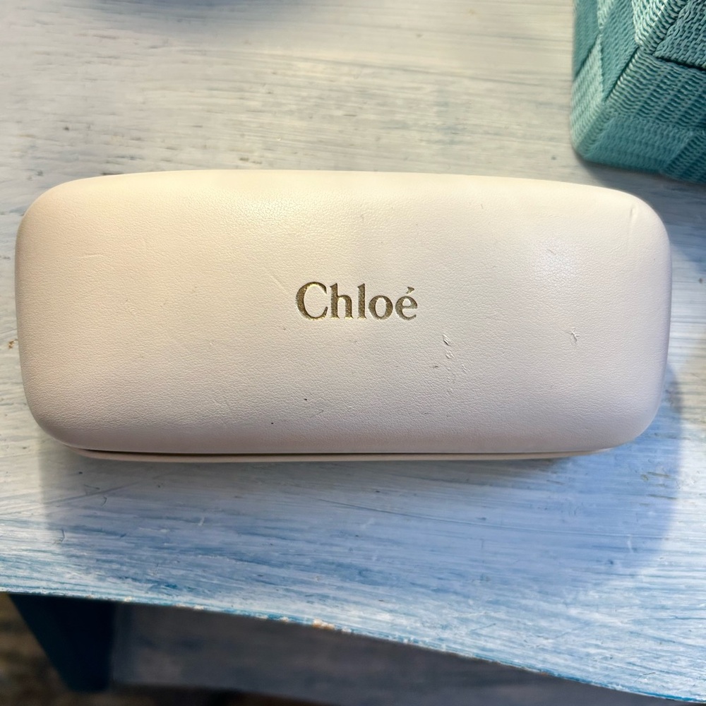Chloé Ivory Eyeglass Case